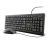 Trust TKM-250 Teclado y Mouse Silencioso Resistente a Líquidos