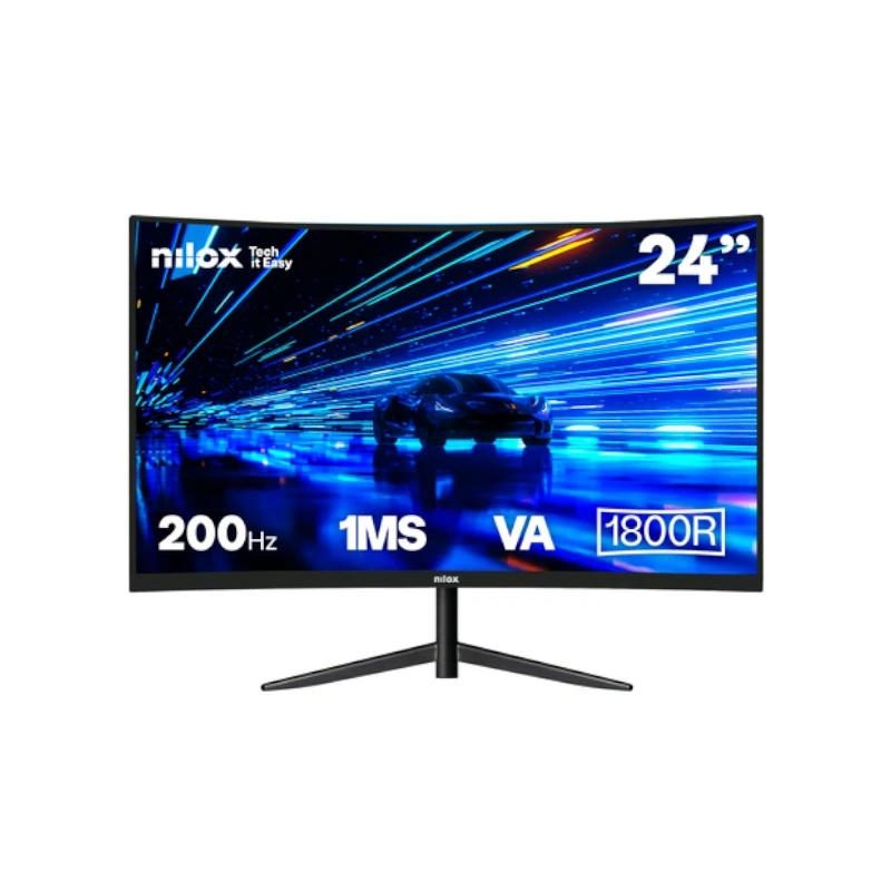 Nilox Nxm24Crv2001 Monitor 24"Va200Hz Hdmi Dp Curv