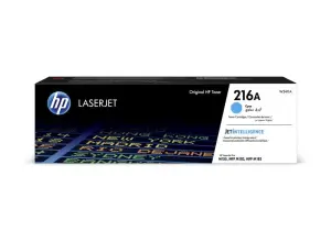 HP Tóner Cian 216A para LaserJet Pro MFP M182n y M183fw