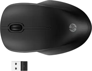 HP 255 Ratón Inalámbrico Dual Bluetooth/2.4GHz, Sensor Óptico 1600 DPI, Autonomía 12 Meses, Color Negro
