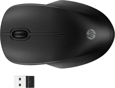 HP 255 Ratón Inalámbrico Dual Bluetooth/2.4GHz, Sensor Óptico 1600 DPI, Autonomía 12 Meses, Color Negro