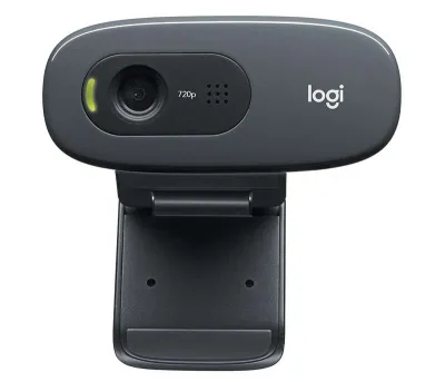 Logitech Webcam C270 720p - Cámara de Video para Hogar y Oficina