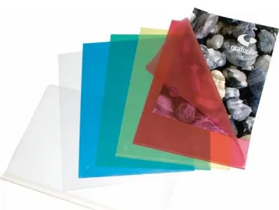 Grafoplás Dossier Uñero PP 110 Micras Folio Transparente - 100 Unidades