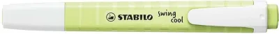Stabilo Swing Cool Marcador Fluorescente Pastel Chispa de Lima Cuerpo Plano Punta Biselada 1-4mm Tinta a Base de Agua