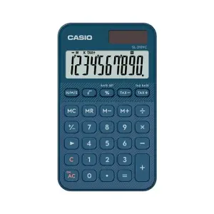 CASIO CALCULADORA DE OFICINA SL-310YC-NY 10 DÍGITOS AZUL MARINO