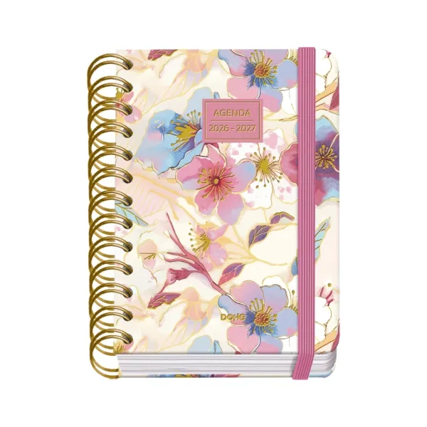 Dohe Agenda Escolar Premium Magnolia 26/27 A6 Día Página Espiral Doble 12x17x3cm