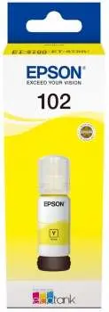 Epson Tinta Bote Amarillo Ecotank Nº 102 para ET-2700, 2750, 3700, 3750, 4750