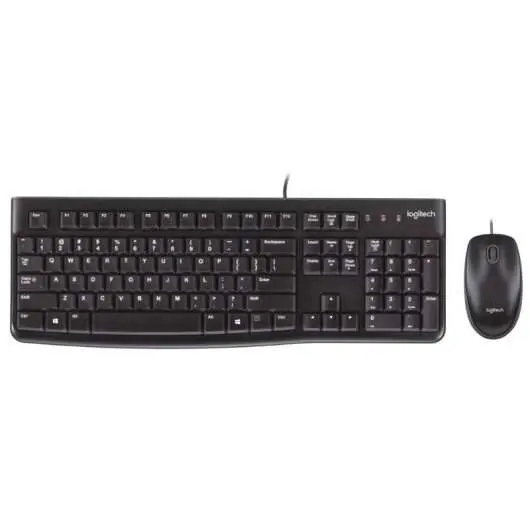Logitech MK120 Teclado y Mouse Con Cable USB Portugués P/N: 920-002547
