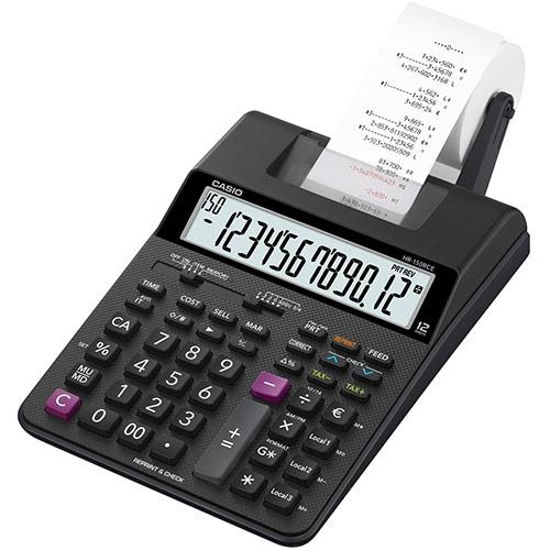 Casio Calculadora De Oficina Con Impresora Hr-150Rce 12 Dígitos Negro