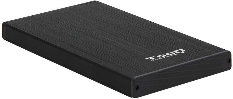 Tooq Carcasa Externa Hdd/Sdd 2.5" Hasta 9,5Mm Sata Usb 3.0 - Color Negro