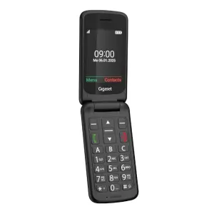 Gigaset GL595 Teléfono Móvil para Mayores 2.8" Tipo Concha IP44 Carga Negro
