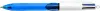 Bic 4 Colours Grip Bolígrafo Retráctil Punta Media 1mm Cuerpo Blanco/Azul