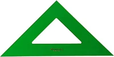 Faber Castell Escuadra Sin Graduar 25cm Verde