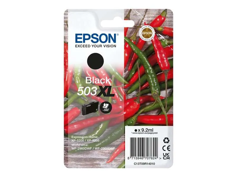Epson 503Xl Negro Cartucho De Tinta Original - C13T09R14010