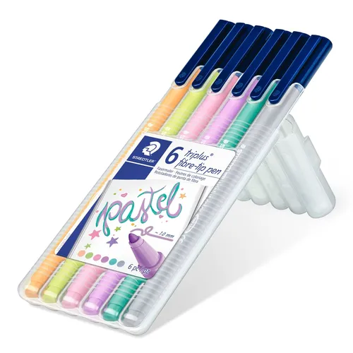 Staedtler Rotulador Triplus Color 323 Surtidos Pastel Estuche 6 Unidades