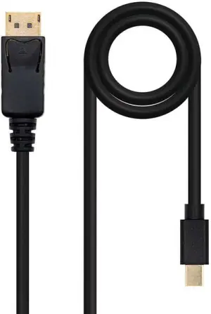 Nanocable Cable Mini DP Macho a DisplayPort Macho 2m Negro