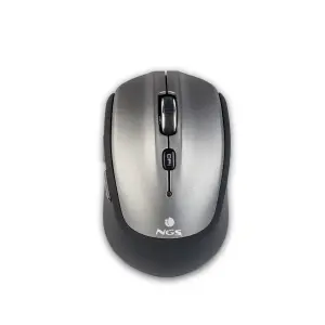NGS Mouse Wireless y Bluetooth Frizz 1000/1600 DPI Plata/Negro