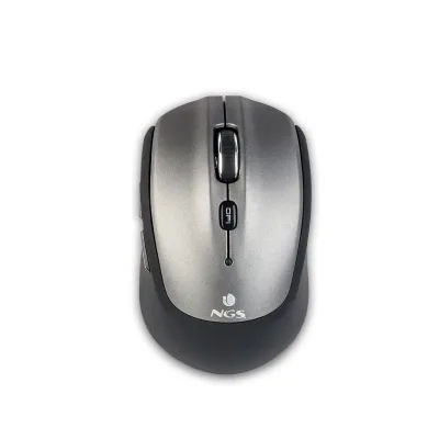 NGS Mouse Inalámbrico y Bluetooth Frizz 1000/1600 DPI Plata/Negro