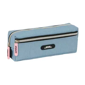 Safta Portatodo K-Pop Demon Hunters Huntr/X - 3 Compartimentos - 22x8.5x6cm - Azul Claro