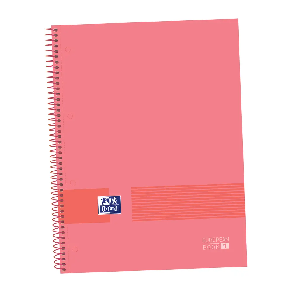 Oxford Cuaderno Write & Erase A4+ 80H 5x5mm Microperforado Pack 5 Ud Watermelon