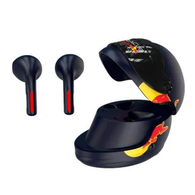 Red Bull Racing Auriculares Turbo Inalámbricos Bluetooth con Estuche de Carga Azul