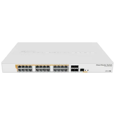 Mikrotik CRS328-24P-4S+RM Switch 24 Puertos Gigabit y 4 SFP+ L5