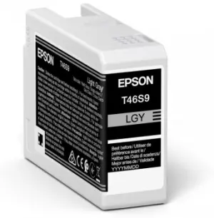Epson T46S9 Cartucho de Tinta Pigmentada Gris Light - Reemplazo C13T46S900