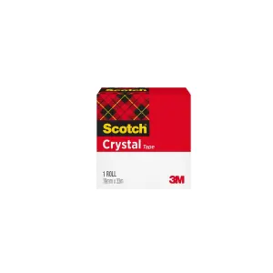Scotch Cinta Adhesiva Crystal 19mm x 33m - Supertransparente
