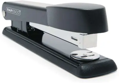Rapesco Marlin Grapadora Metálica de Sobremesa Hasta 25 Hojas Grapas 26/6, 24/6