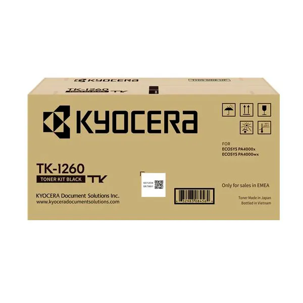 Kyocera Tk1260 Negro Cartucho De Toner Original - 1T0C150Nl0