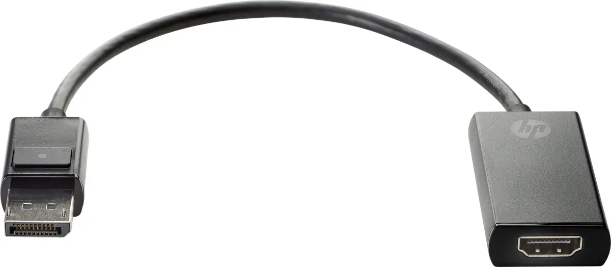HP Adaptador DisplayPort a HDMI 4K - Conector Macho a Hembra Compacto y Portátil