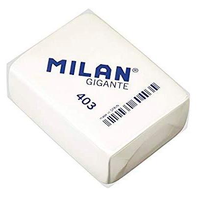 Milan Goma 403 Gigante Miga De Pan 6,8X5,1X2,8 Cm Blanco -Caja 3U-