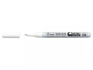 Pilot Marcador Permanente Desechable Blanco Extrafino