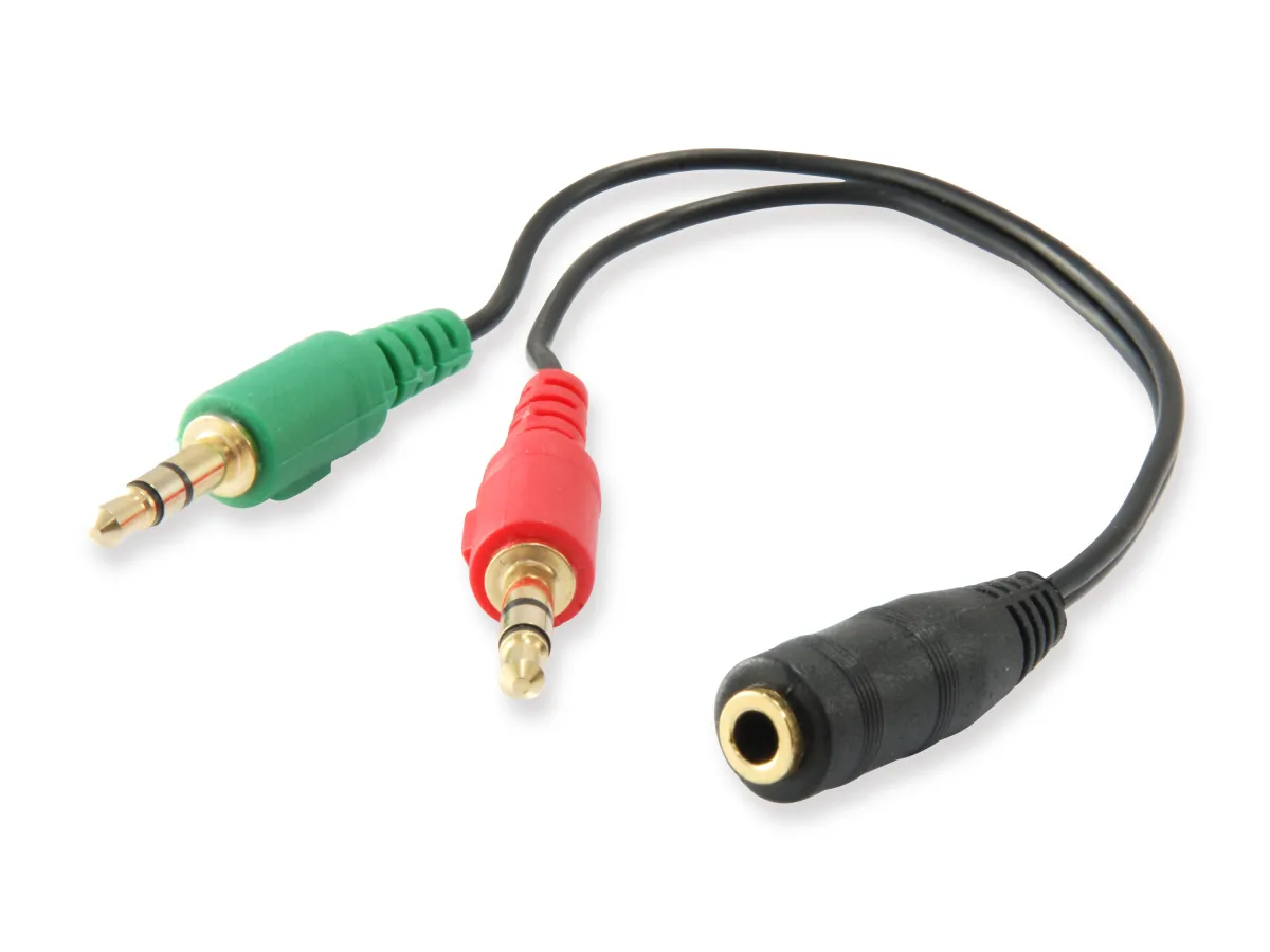 CABLE AUDIO MINI JACK 3.5MM HEMBRA A 2 JACK 3.5MM MACHO