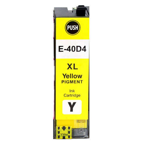 Epson T40D4 Amarillo Cartucho De Tinta Pigmentada Generico - Reemplaza C13T40D440/C13T40C440