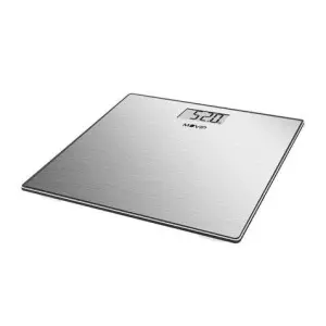 Muvip Báscula Digital de Baño de Acero Inoxidable - Alta Precisión, 180kg Max.