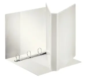 Esselte Carpeta Canguro A4 4 Anillas 25mm - Capacidad 230 Hojas - Color Blanco