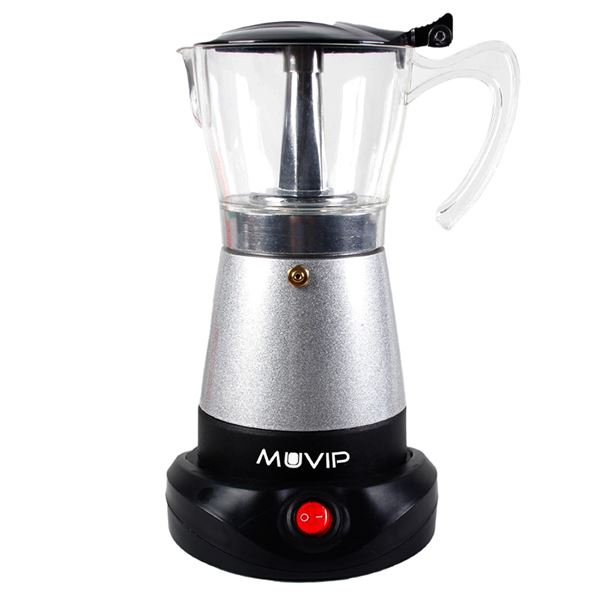 Muvip Cafetera De Goteo - Eléctrica - 480W - Calefactor Integrado - Contenedor Transparente - Capacidad Para 6 Tazas