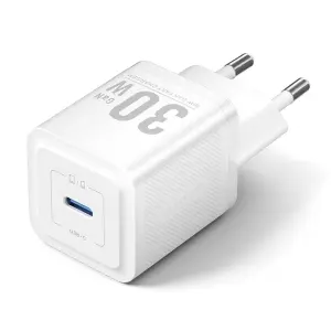 Vention Cargador de Pared 30W GaN USB-C Carga Rápida Tecnología PPS Blanco