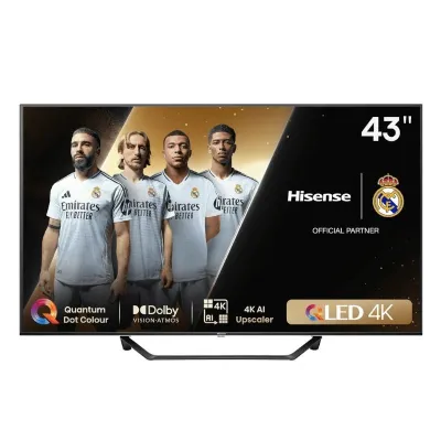 Hisense 43A7NQ 43" QLED 4K Smart TV con HDMI y USB