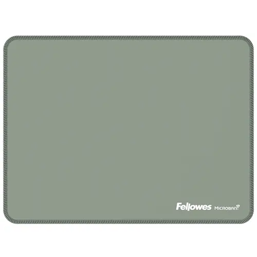 Fellowes Breyta Alfombrilla Xl - Antideslizante - Proteccion Antimicrobiana - Bordes Reforzados - Fabricado Con Material Reciclado - 21X28X0.25Cm - Color Verde Salvia