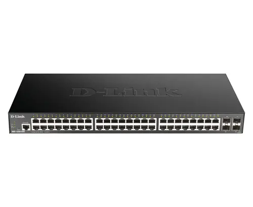 Switch Semigestionable D-Link Dgs-1250-52X/E 48P Giga + 4P 10G Sfp+ Capacidad De Switching 176Gbps