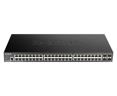 Switch Semigestionable D-Link Dgs-1250-52X/E 48P Giga + 4P 10G Sfp+ Capacidad De Switching 176Gbps