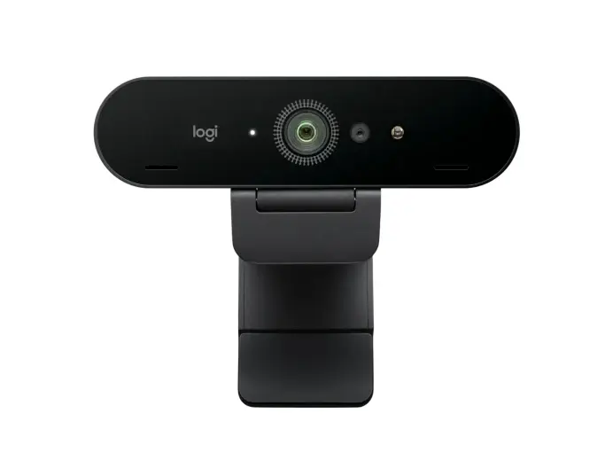 Logitech Brio 4K Webcam - Zom Digital 5X - Enfoque Automatico - Doble Microfono Integrado - Negro