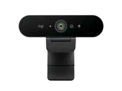 Logitech Brio 4K Webcam con ZOOM Digital 5X y Doble Micrófono Integrado