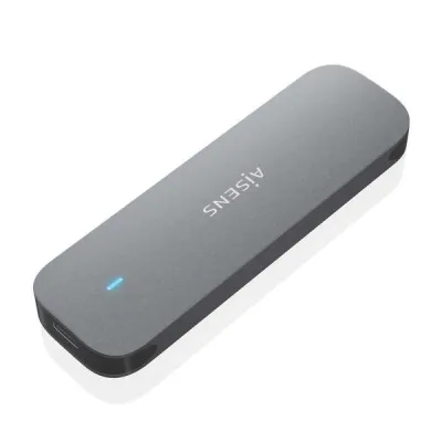Aisens Caja Externa M.2 (NGFF) ASM2-006Gry SATA a USB 3.1 Gen 1 - Gris