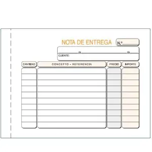 Loan Talonario Entregas Octavo Apaisado Triplicado Autocopia