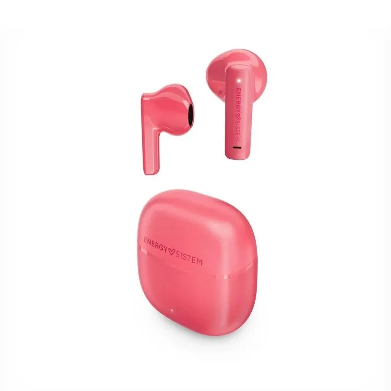 Energy Sistem Auricular Intrauditivo Bluetooth True Wireless BT 5.4 20h Rosa