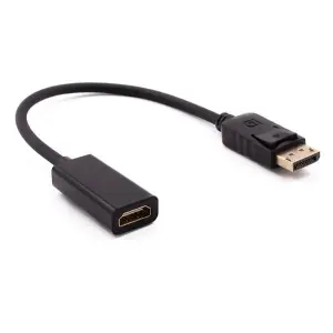 Nilox Cable Adaptador DisplayPort a HDMI Hembra Negro 15M