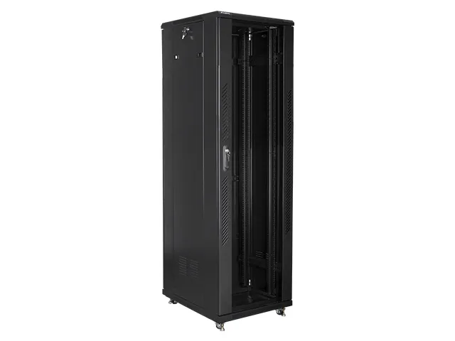 Lanberg Armario Rack 42U Independiente Negro FF01-6842-12B